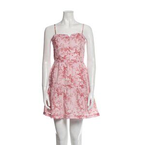 INTERMIX Floral Print Minidress